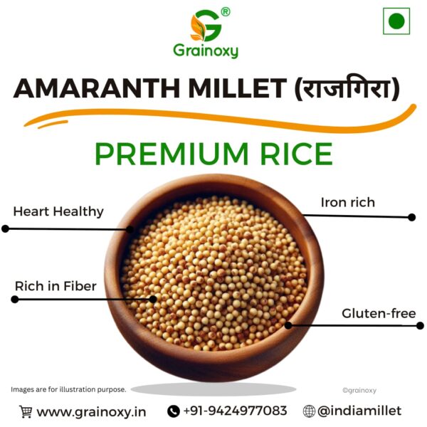 Grainoxy amaranth rajgira millet